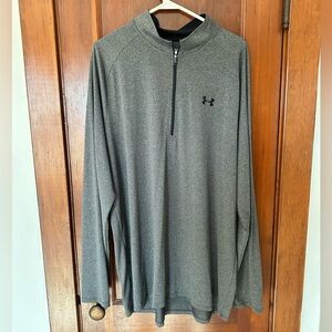 Grey quarter zip
